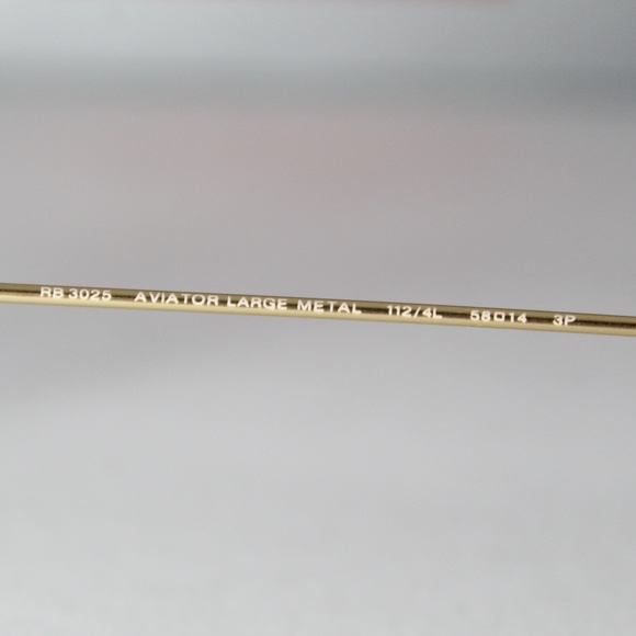 NEW!! RAY-BAN RB 3025 112/4L POLARIZED BLUE FLASH - Picture 6 of 7